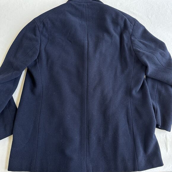 Ralph Lauren Purple Label Utility Military Jacket in Navy Size 6 Womens USA - Picture 12 of 13